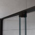 Душевая дверь Arno VPS-1A120CLB, 1200, черный, стекло прозрачное