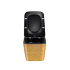 Унитаз подвесной Q-Line VT1-12G1B безободковый, цвет золото/черный, ультратонкое soft-close сиденье