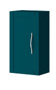 Шкафчик подвесной с одной распашной дверцей, реверсивный CEZARES TIFFANY 54959 Blu Petrolio
