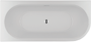 Акриловая ванна DESIRE CORNER RECHTSVELVET - WHITE MATT/ BLACK MATTRIHO FALL - CHROMSPARKLE SYSTEM/LED