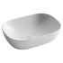 Умывальник чаша накладная прямоугольная (цвет Белый Матовый) Element 455*325*135мм