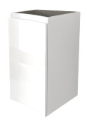 Шкафчик подвесной с одной распашной створкой, левый VAGUE CEZARES 44228 Bianco lucido