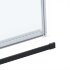 Душевой уголок Como Soft VSR-1CS8014CLB, 1400*800, черный, стекло прозрачное