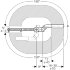Слив-перелив для ванны Geberit с поворотным механизмом и подводом, d52, специальный размер