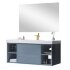 Мебель Orans BC-1129-1200 основной шкаф,столешница RB003, раковина, цвет: PU032 (1200x550x550), шт
