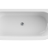 Акриловая ванна CEZARES SLIM WALL-180-80-60-NERO-SET