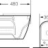 Унитаз подвесной безободковый с тонкой крышкой Grossman GR-4455BBLS Черный