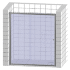 Душевая дверь Creto Nota 122-WTW-120-C-B-6 стекло прозрачное EASY CLEAN профиль черный, 120х200 см