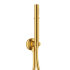 ECO-DSET-BORO Душевой набор (встраиваемый смеситель с кнопочным управлением, верхний душш диаметр 25 см, ручной душ со шлангом, штуцером и держателем), брашированное золото