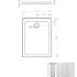 Поддон для душа Radaway Doros F 90x70