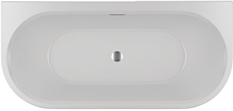 Акриловая ванна DESIRE B2WWHITE GLOSSYRIHO FALL - CHROMSPARKLE SYSTEM/LED
