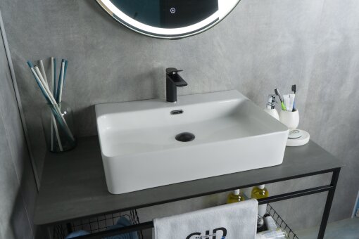 Раковина Gid N9256 51172 накладная белая 60x42x14 Раковина Gid N9256 51172 накладная белая 60x42x14