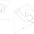 Двойной крючок для полотенец Am.Pm Like A8035600