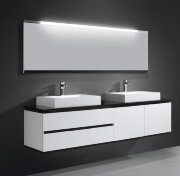 Мебель Orans BC-6023-1800 зеркало с подсветкой, цвет: WHITE -UV005 (1800x600x30)