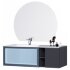 Мебель Orans BC-9013-1200L основной шкаф PW цвет: PU030, раковина art marble (white) (800x550x400)