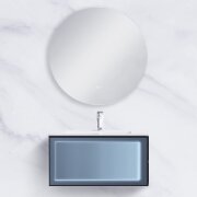 Мебель Orans BC-9013-800 основной шкаф PW цвет: PU030, раковина art marble (white) (800x550x400)
