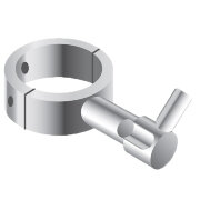 Крючок 1"(32) для полотенцесушителя с разъемным кольцом для круглого профиля (хром)SGHR32-02 (ВКР03)