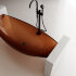 Прозрачная ванна ABBER Kristall AT9704Opal подвесная коричневая