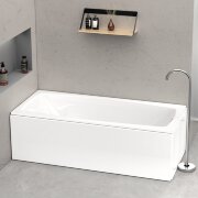 Акриловая ванна B&W SBA1757 на стальном каркасе с ножками (комплект) (1700x750x500)