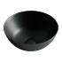 Умывальник чаша накладная круглая (цвет Чёрный Матовый) Element 358*358*155мм
