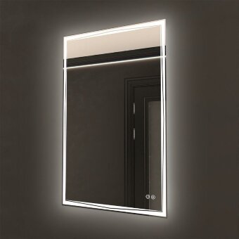 Зеркало с подсветкой и подогревом "Firenze 500x700" AM-Fir-500-700-DS-F-H