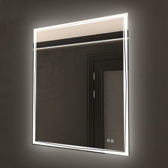 Зеркало с подсветкой и подогревом "Firenze 700x800" AM-Fir-700-800-DS-F-H