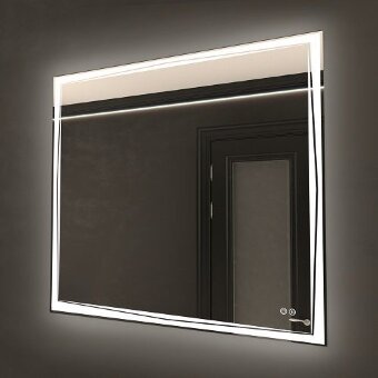 Зеркало с подсветкой и подогревом "Firenze 900x800" AM-Fir-900-800-DS-F-H