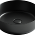Умывальник чаша накладная круглая (цвет Чёрный Матовый) Element 390*390*120мм