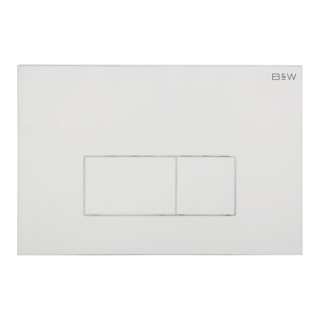 Клавиша смыва B&W WPI-09541 серия V, цвет: Glossy Ivory (244х162х11)