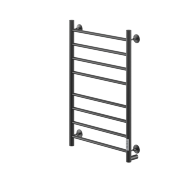 Полотенцесушитель Электрич.кабельный Ника WAY-2 80/40 RAL9005 черный матовый правый тэн