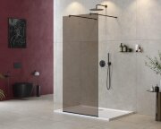 Душевая перегородка CEZARES LIBERTA-L-2-90-120-BR-NERO