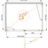 Душевой уголок CEZARES BERGAMO-W-AH-1-120/80-C-Cr-L