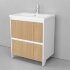 Тумба напольная VELVEX Klaufs 70.2Y-617.216 с раковиной Cersanit COMO 70