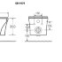 Унитаз подвесной Grossman Style GR-4474S Безободковый с тонкой крышкой, 1 место