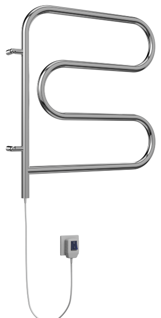 Полотенцесушитель с/т Terminus Электро 26,9 F-обр 600х600 поворотный 25ПС3