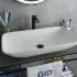 Раковина Gid N9122 51124 накладная белая 71x40x14