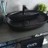 Раковина Gid Bm1346 53345 накладная черная матовая 61x41x14 Раковина Gid Bm1346 53345 накладная черная матовая 61x41x14