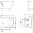 Акриловая ванна BELBAGNO BB406-1650-730