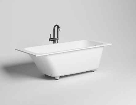 Ванна каменная пристенная глянцевая 170x80 Salini ORLANDA KIT 102116GRH окрашена по RAL снаружи Ванна каменная пристенная глянцевая 170x80 Salini ORLANDA KIT 102116GRH окрашена по RAL снаружи