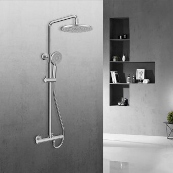 Душевая стойка Esse VSFS-1E0TCH термостатическая, хром