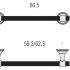 Полотенцедержатель Colombo Design Hermitage В3311.HPS золото