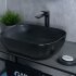Раковина Gid Bm1302 53348 накладная черная матовая 50x40x14 Раковина Gid Bm1302 53348 накладная черная матовая 50x40x14