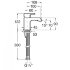 Смеситель Roca L90C для биде с донным клапаном (coldstart) 75A6A01C00