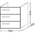 Тумба подвесная без раковины Jacob Delafon Rythmik EB1307-R3