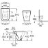 Унитаз подвесной Roca Gap 34647L000 безободковый 