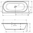 Акриловая ванна DESIRE R 184x84 LED