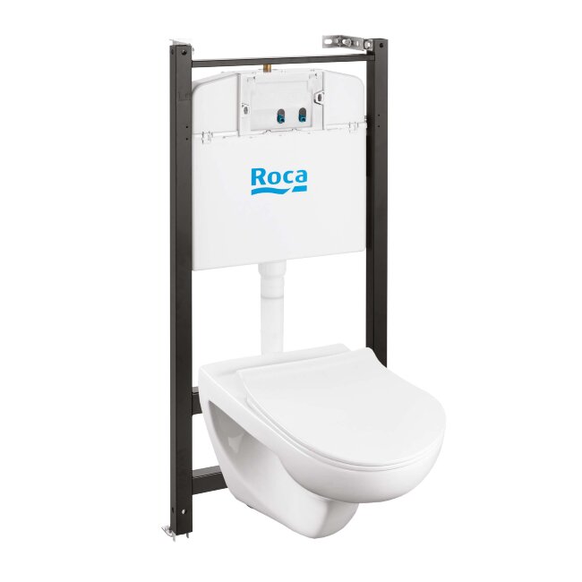 VICTORIA чаша унитаза подвесная Rimless, с инсталляционной системой, сиденье с крышкой, белый