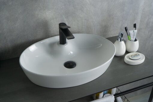 Раковина Gid N9436 51150 накладная белая 55x40x10.5 Раковина Gid N9436 51150 накладная белая 55x40x10.5