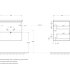 База под раковину подвесная BelBagno ALBANO-CER-600-2C-SO-RNG