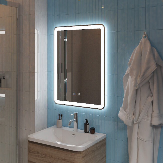 Зеркало с голосовым управлением и подогревом BelBagno SPC-MAR-600-800-LED-TCH-SND